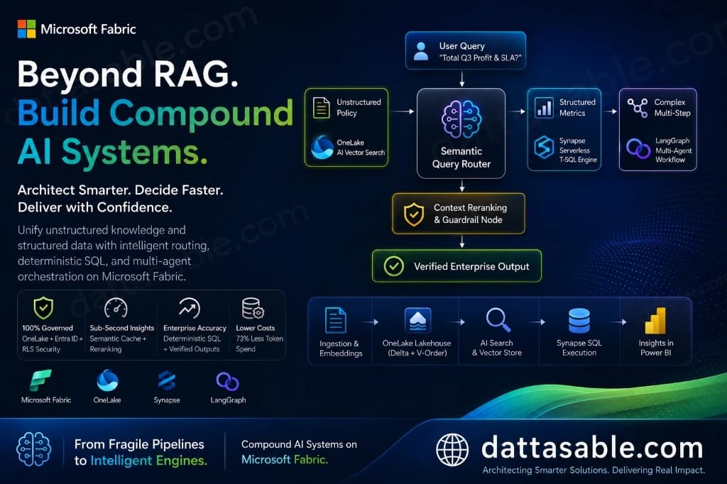 Most Enterprises Build Fragile RAG Pipelines — Here is How to Architect Compound AI Systems Using Microsoft Fabric and Python
