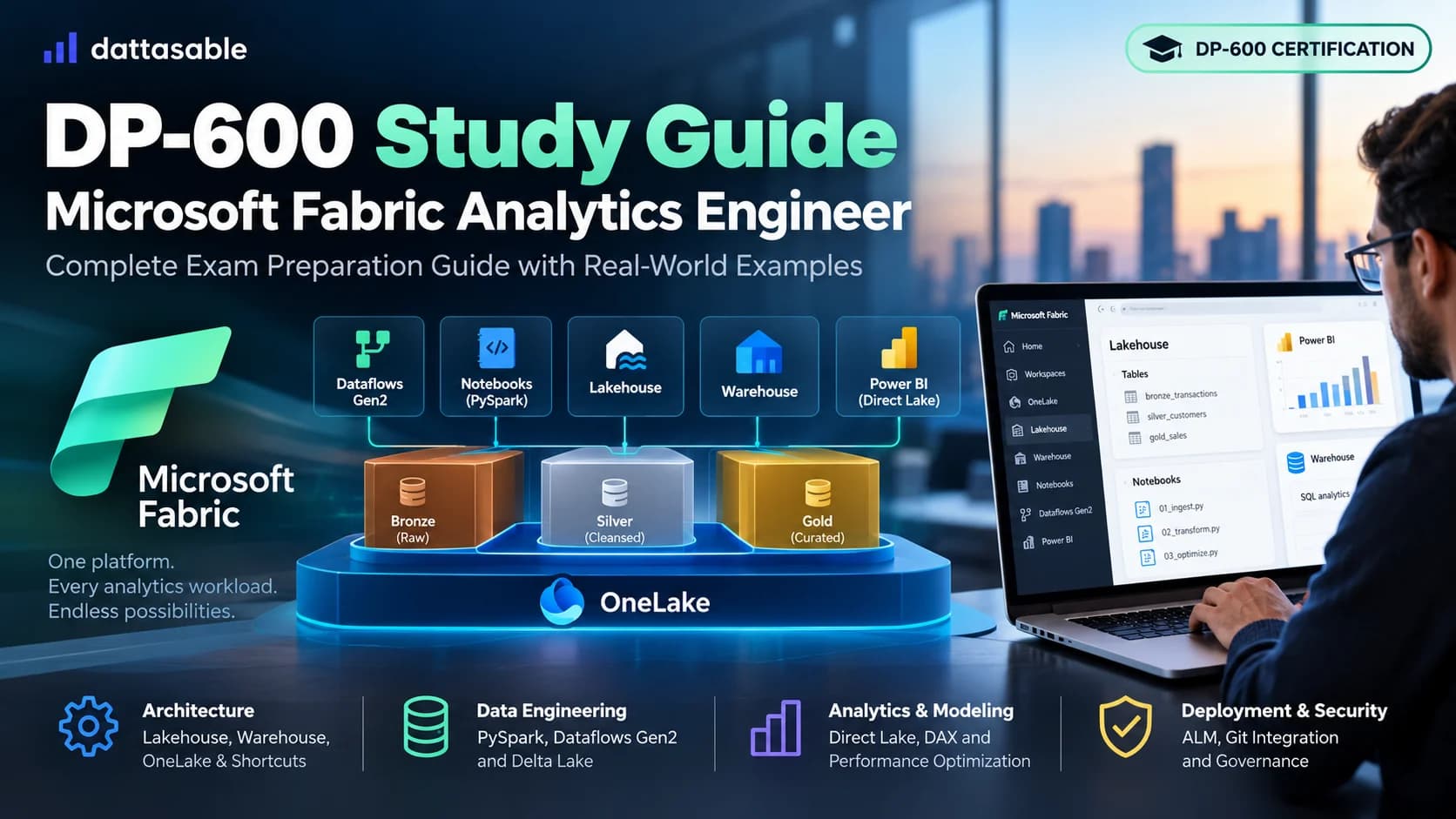 DP-600 Study Guide 2026: Complete Microsoft Fabric Analytics Engineer Exam Preparation