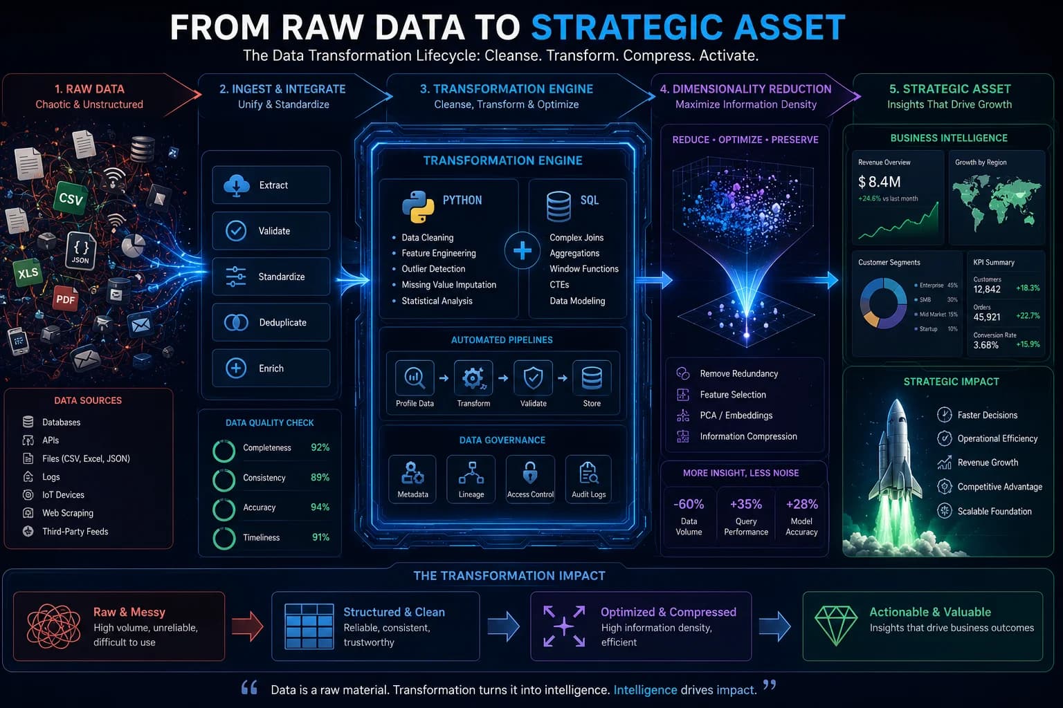 Feature Engineering Mastery: Transforming Raw Data into Strategic Assets