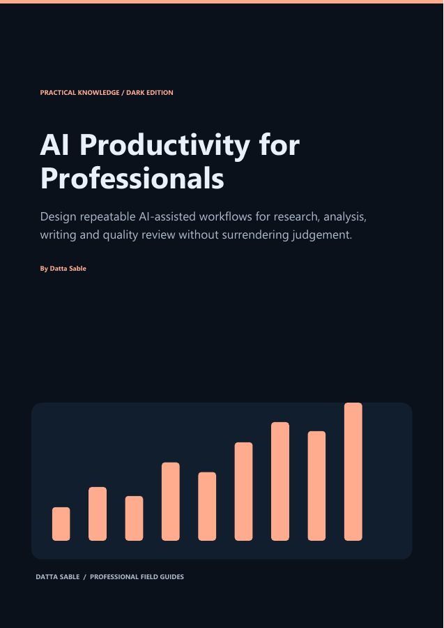 AI Productivity for Professionals book cover