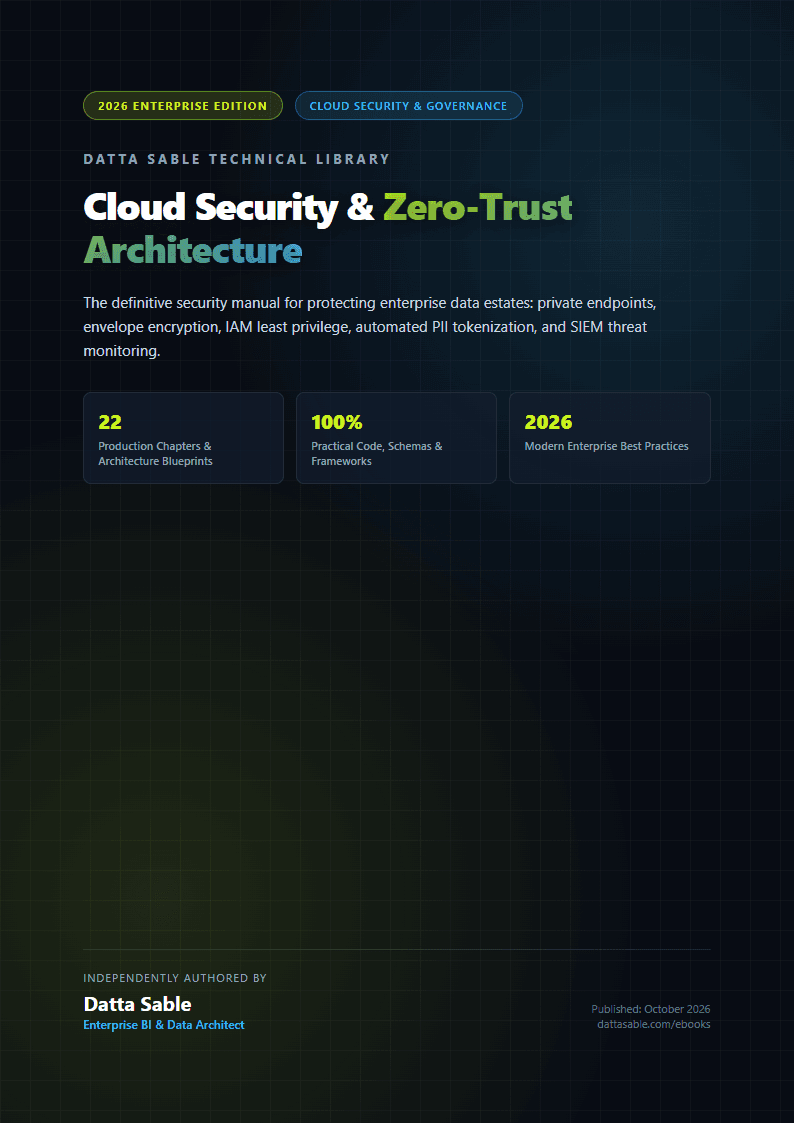 Cloud Security & Zero-Trust Architecture for Modern Data Platforms book cover