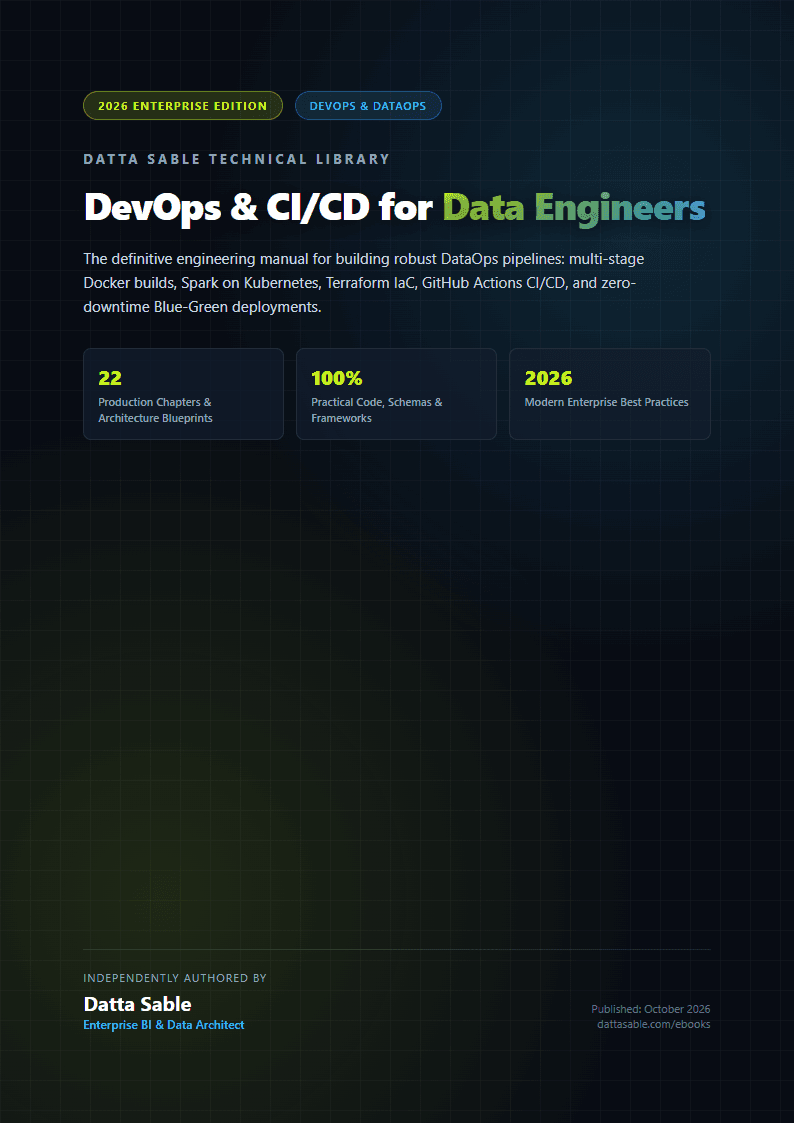 DevOps & CI/CD for Data Engineers: Modern DataOps Mastery book cover