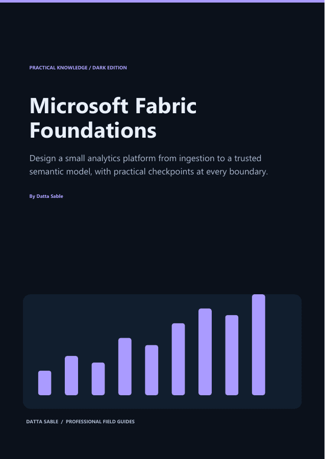 Microsoft Fabric Foundations book cover