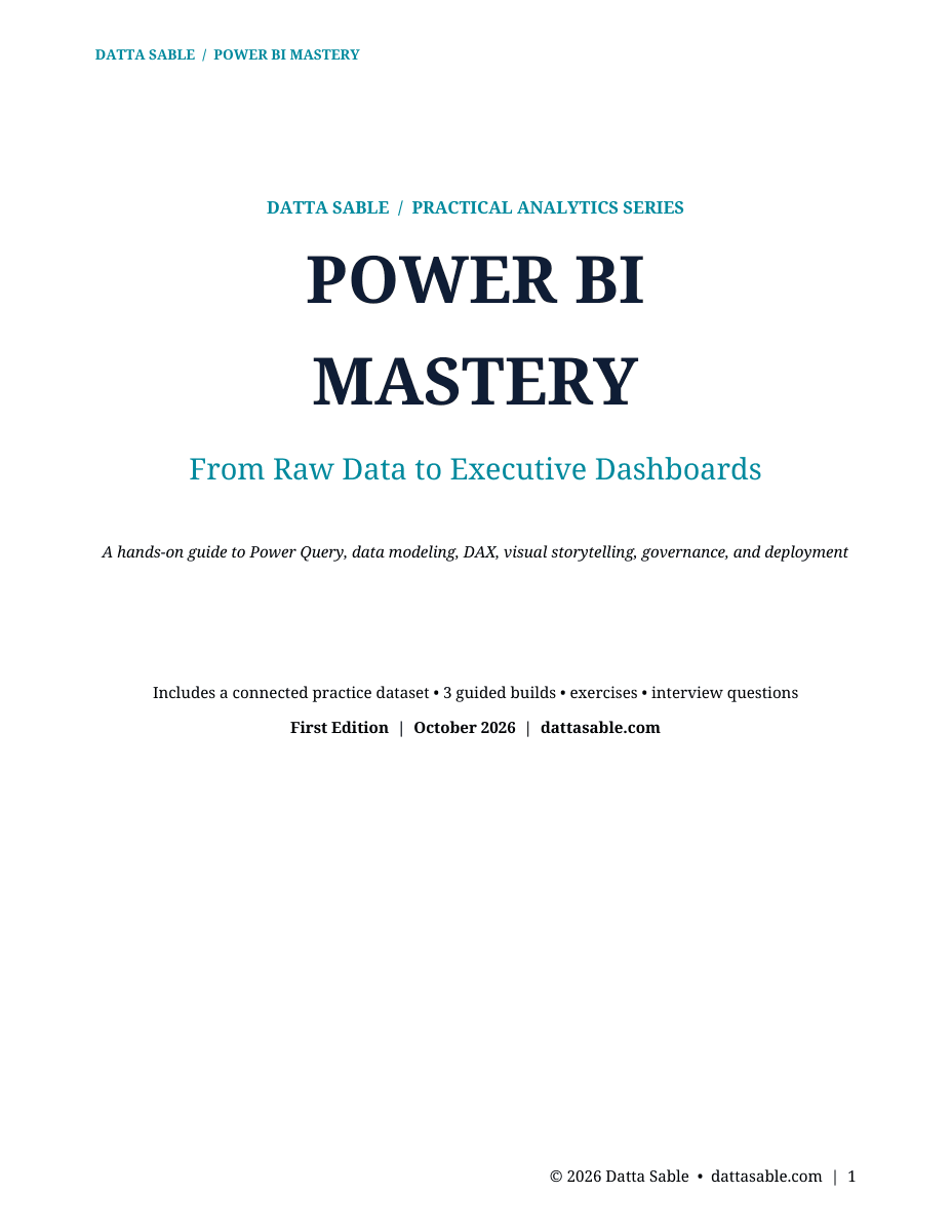 Power BI Mastery book cover