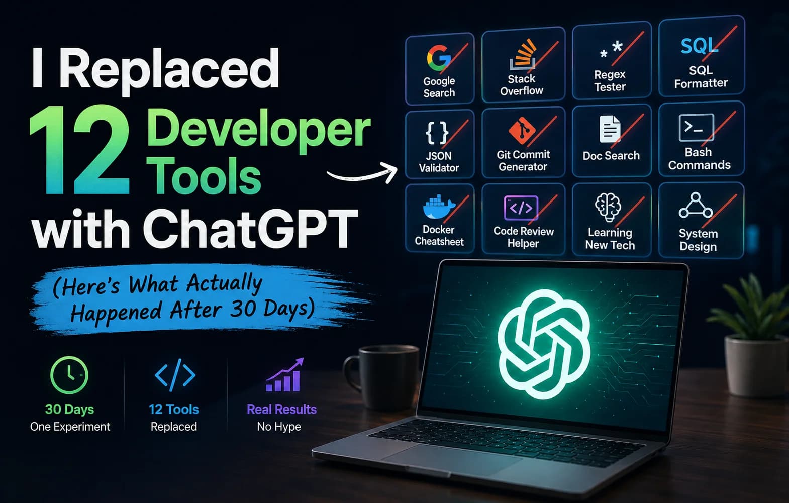 ChatGPT for Developers: I Replaced 12 Developer Tools for 30 Days