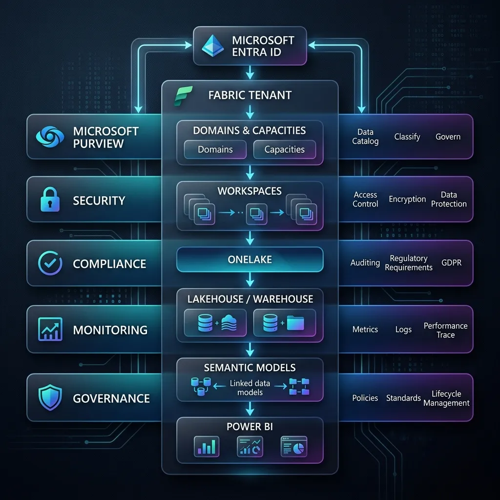 Microsoft Fabric enterprise governance architecture